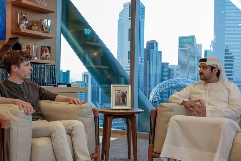 Sheikh Maktoum meets with CEO of company behind ChatGPT