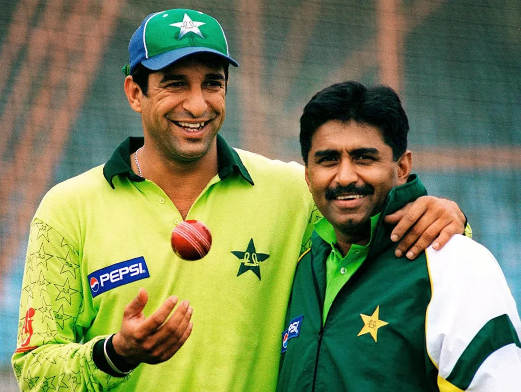 Pakistani cricketer Javed Miandad