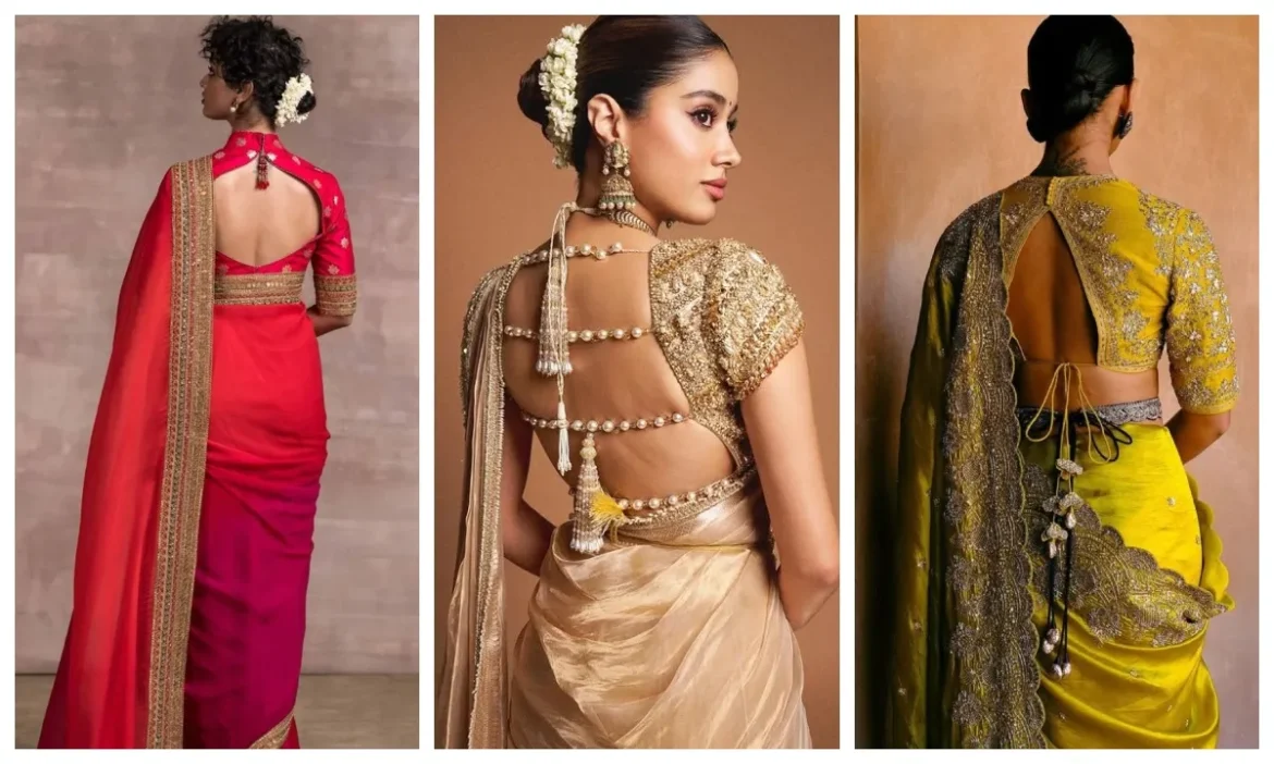Make your saree look with these 6 back blouse designs superglamous, Karva Chauth will create a ruckus
