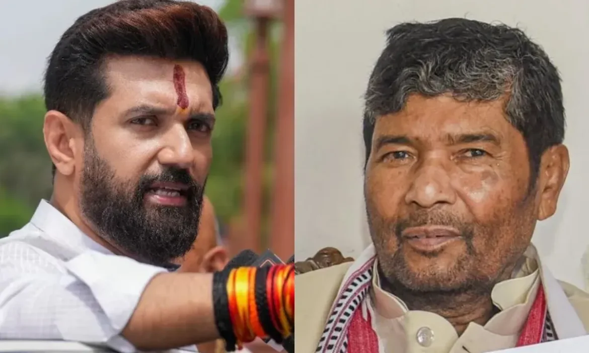 Political rift in Paswan family: Chirag's uncle Paras's open challenge, will compete in all seats
