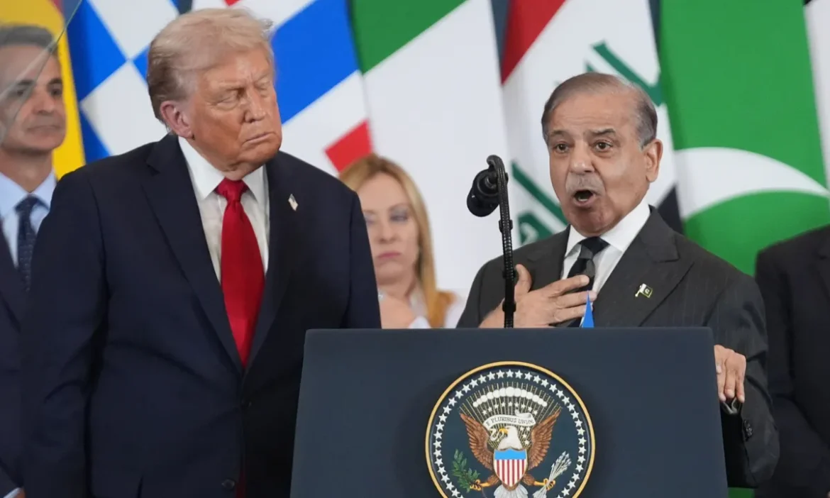 Trump praised India fiercely in front of Pak PM
