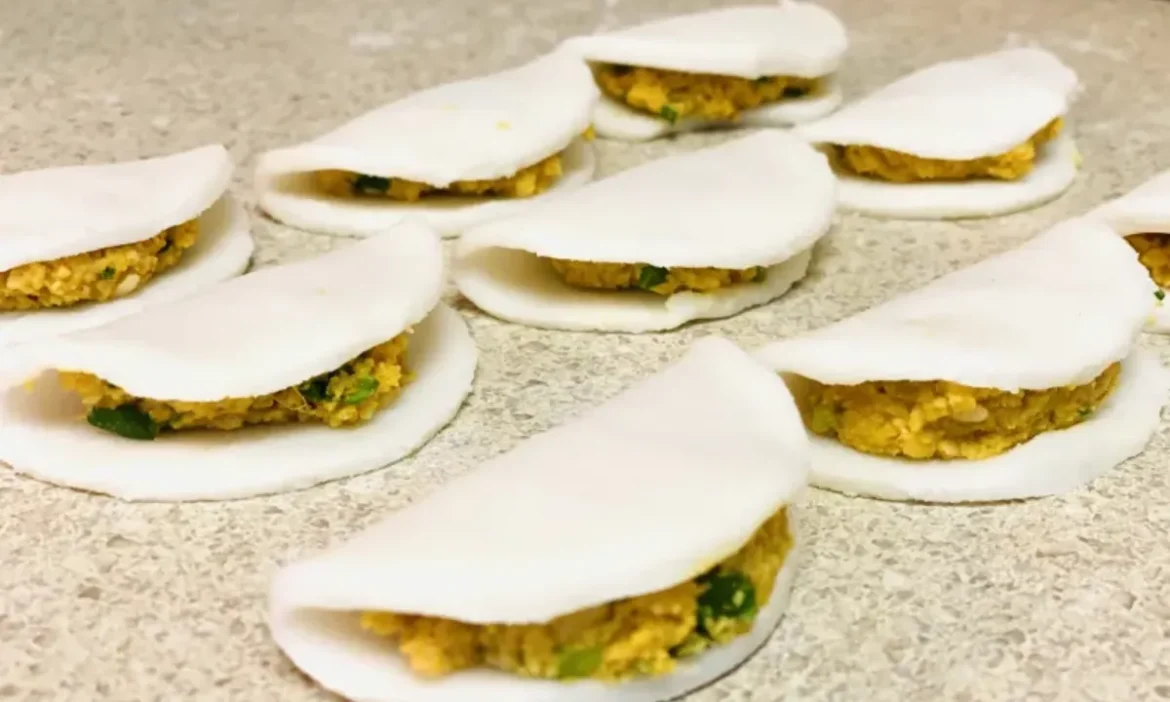 Homemade rice cakes on the occasion of Karva Chauth
