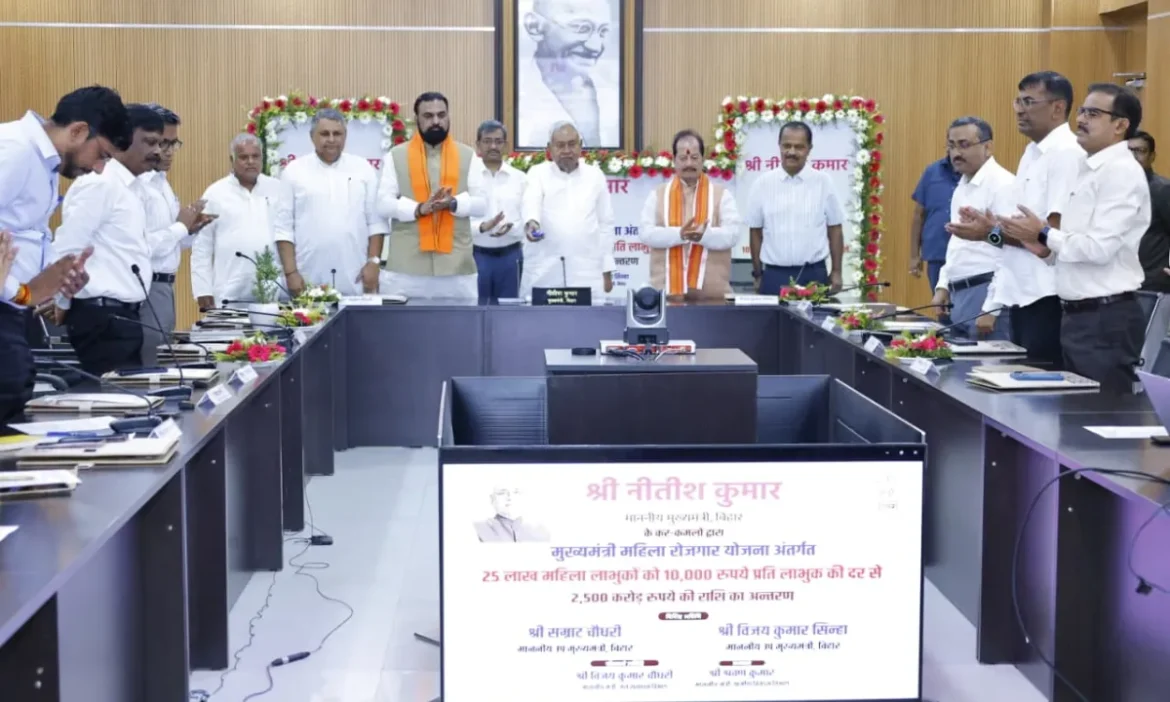 10 thousand rupees sent to 25 lakh women under women's employment
