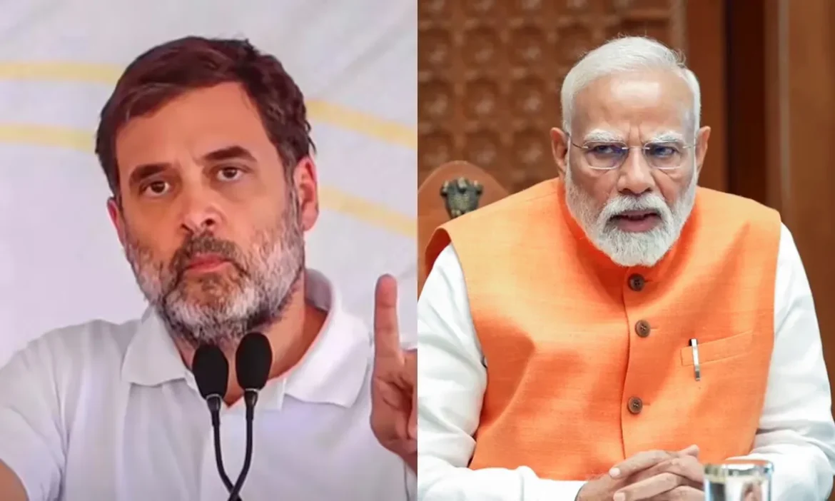 Rahul Gandhi insulted PM Modi from the stage
