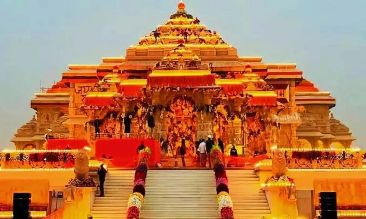Ram temple construction work completed
