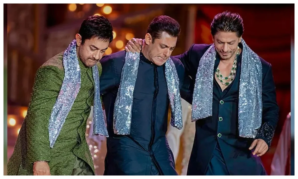 Shahrukh, Salman and Aamir seen together again on the same stage
