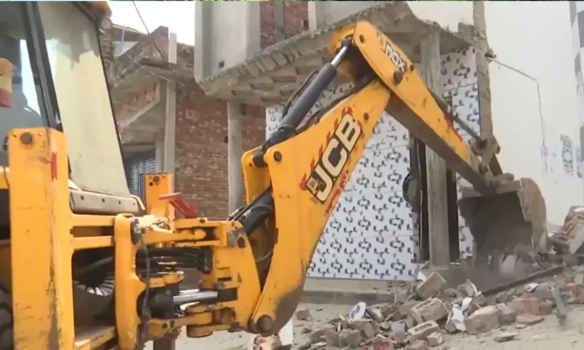 Bulldozers action, madrasa and marriage palace once again in Sambhal; Heavy police force deployed
