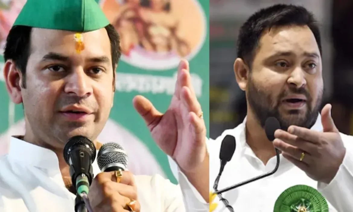'I am not under Lalu's protection', Tej Pratap's big statement
