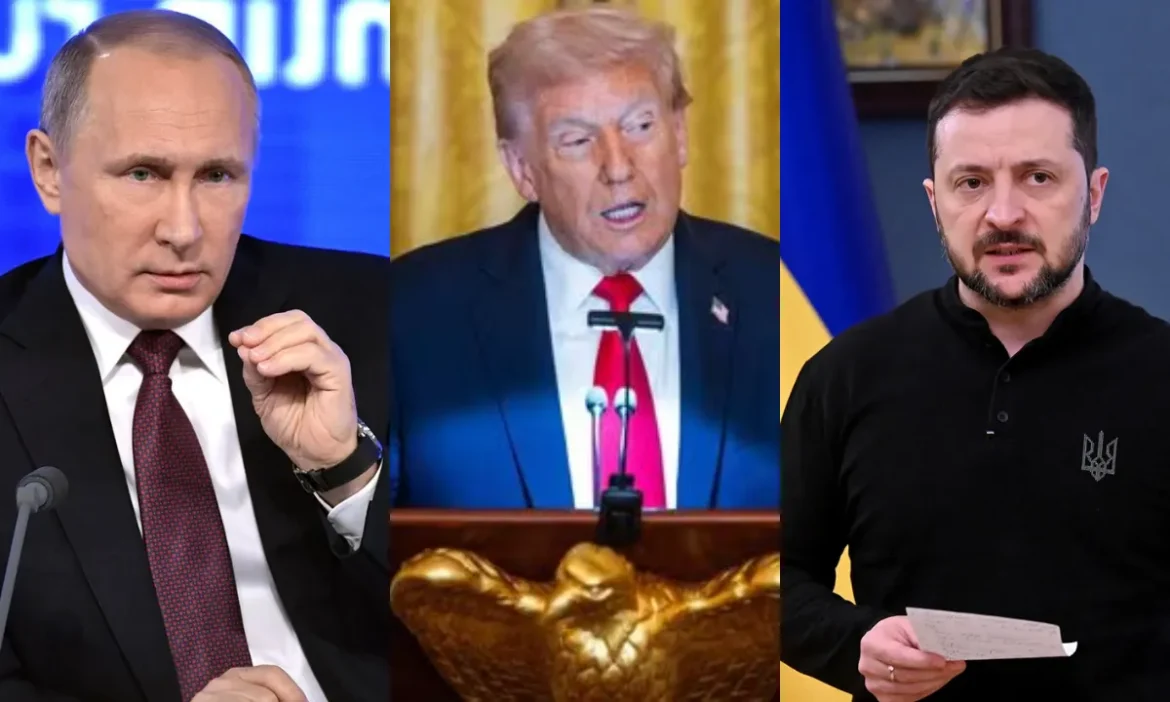Trump's statement after meeting Zelensky, called for ending the war; also talked to Putin
