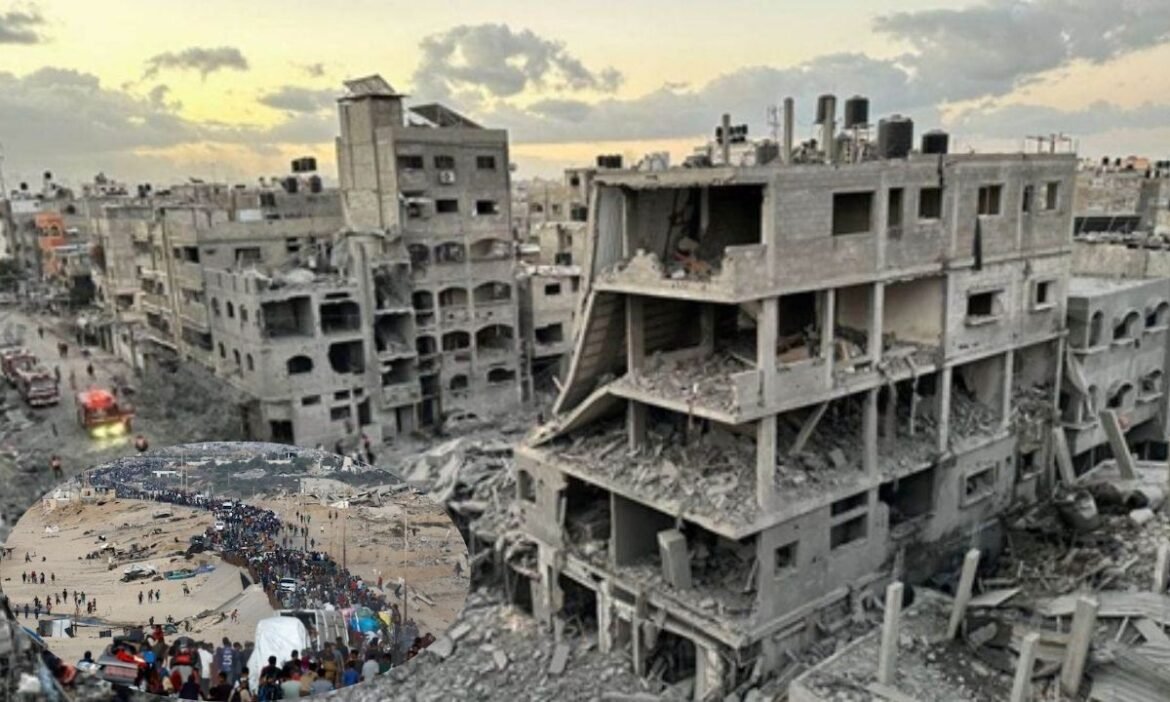 Palestinians returned to their homes after the ceasefire
