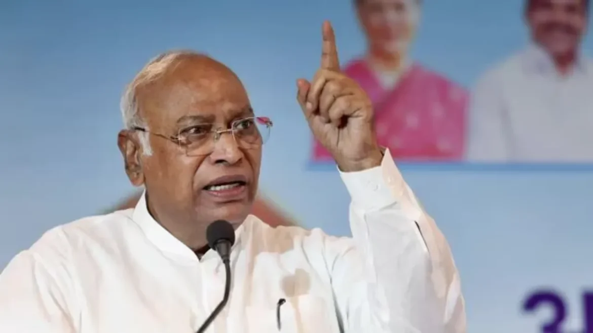 Just Enough! If we don't wake up, democracy will collapse: Kharge
