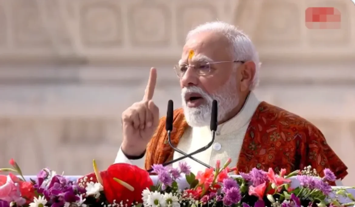 'Centuries old wounds are healing', PM said at the flag hoisting ceremony
