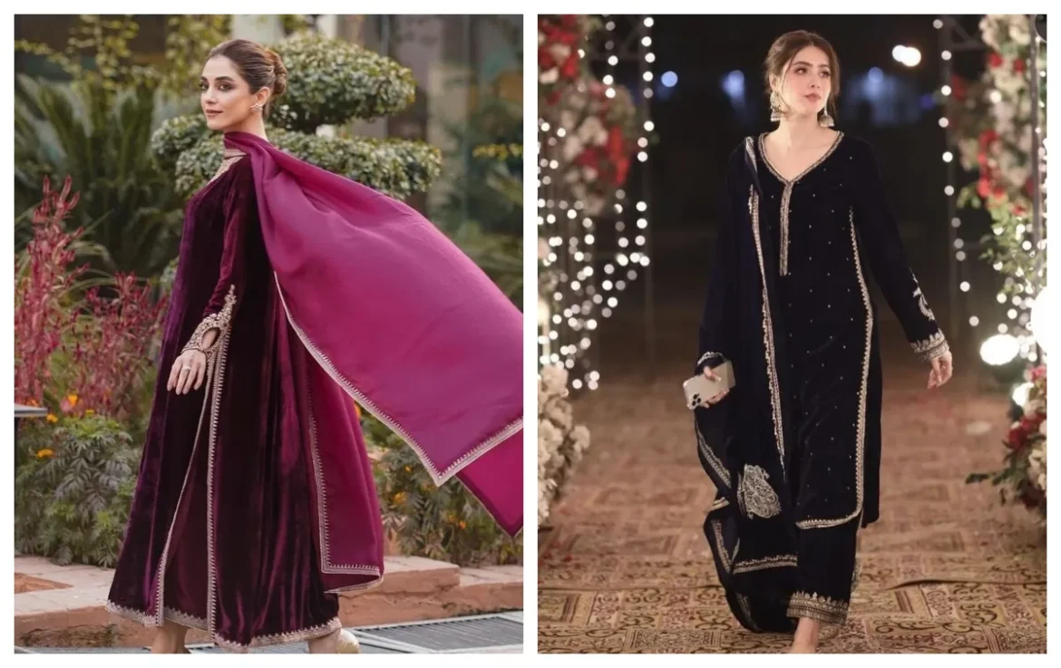 Chhaya velvet suit trend in wedding season, will give you a royal look
