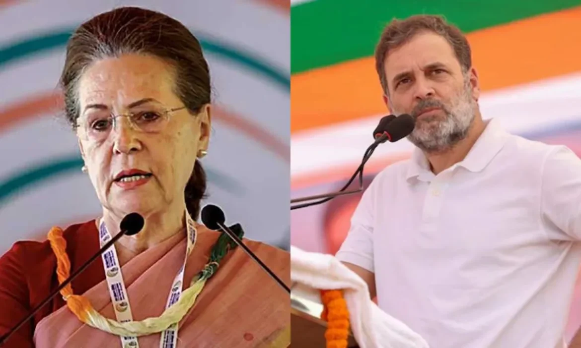 Congress attacks on FIR registered against Sonia-Rahul
