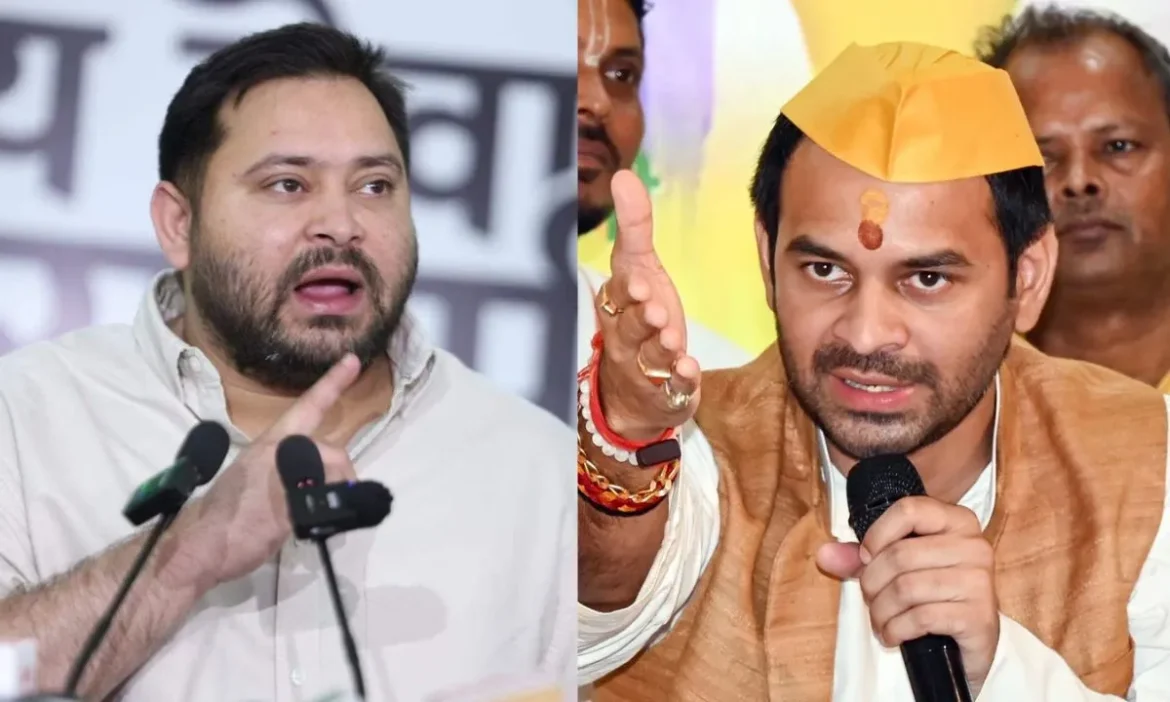 After Lalu, two sons took charge in Bihar!
