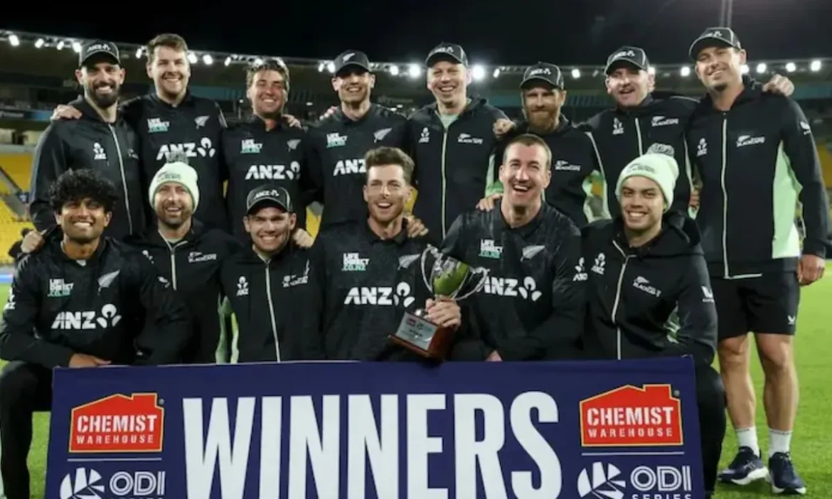 New Zealand defeated ENG by 3 wickets in the third ODI match.
