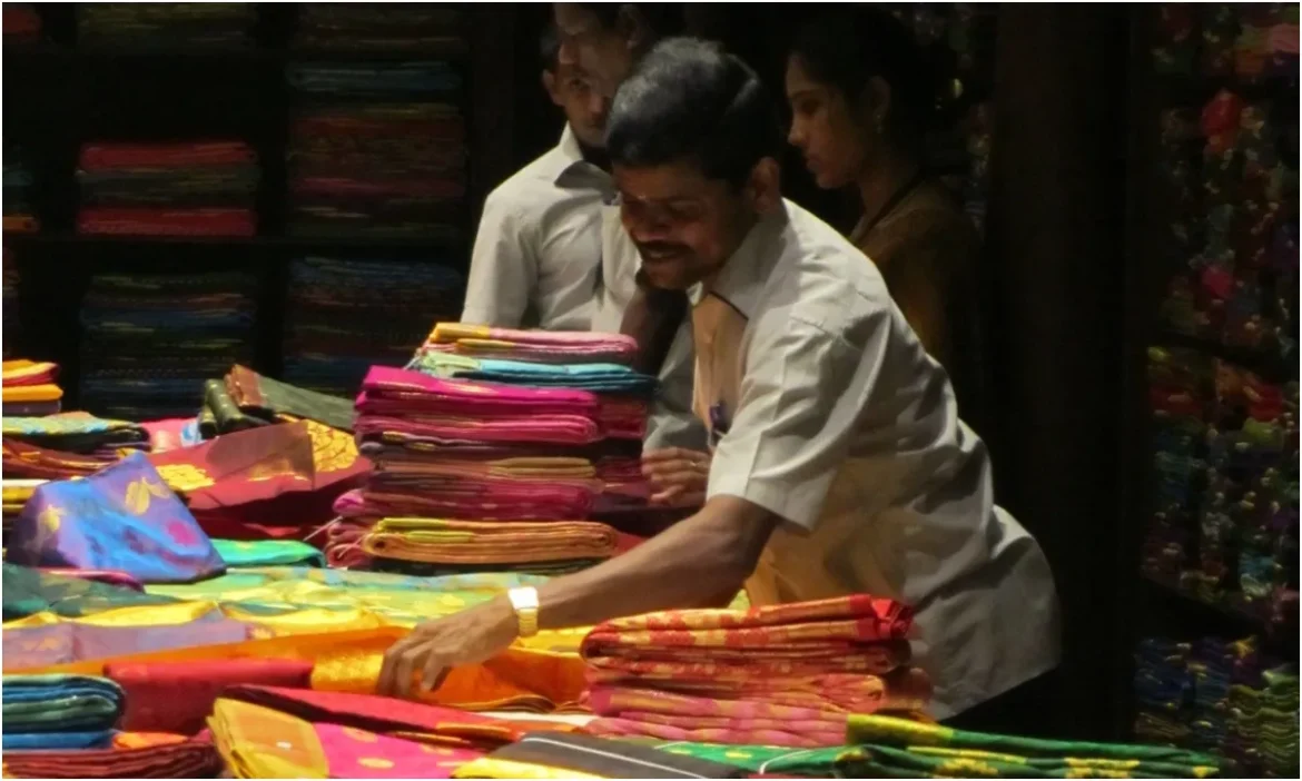 This is the textile city of India! Everything is prepared under one roof
