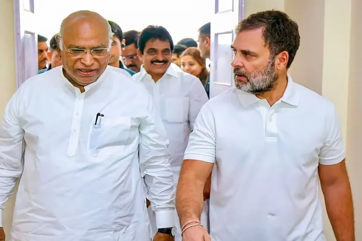 Congress rally against vote theft at Ramlila Maidan today
