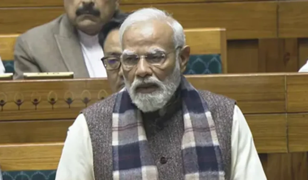 PM Modi spoke in Lok Sabha on Vande Mataram

