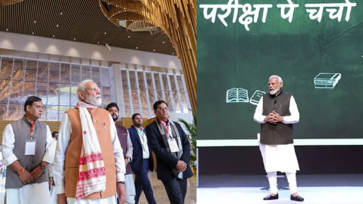 असम में क्रूज शिप पर पीएम मोदी ने किया छात्रों से संवाद