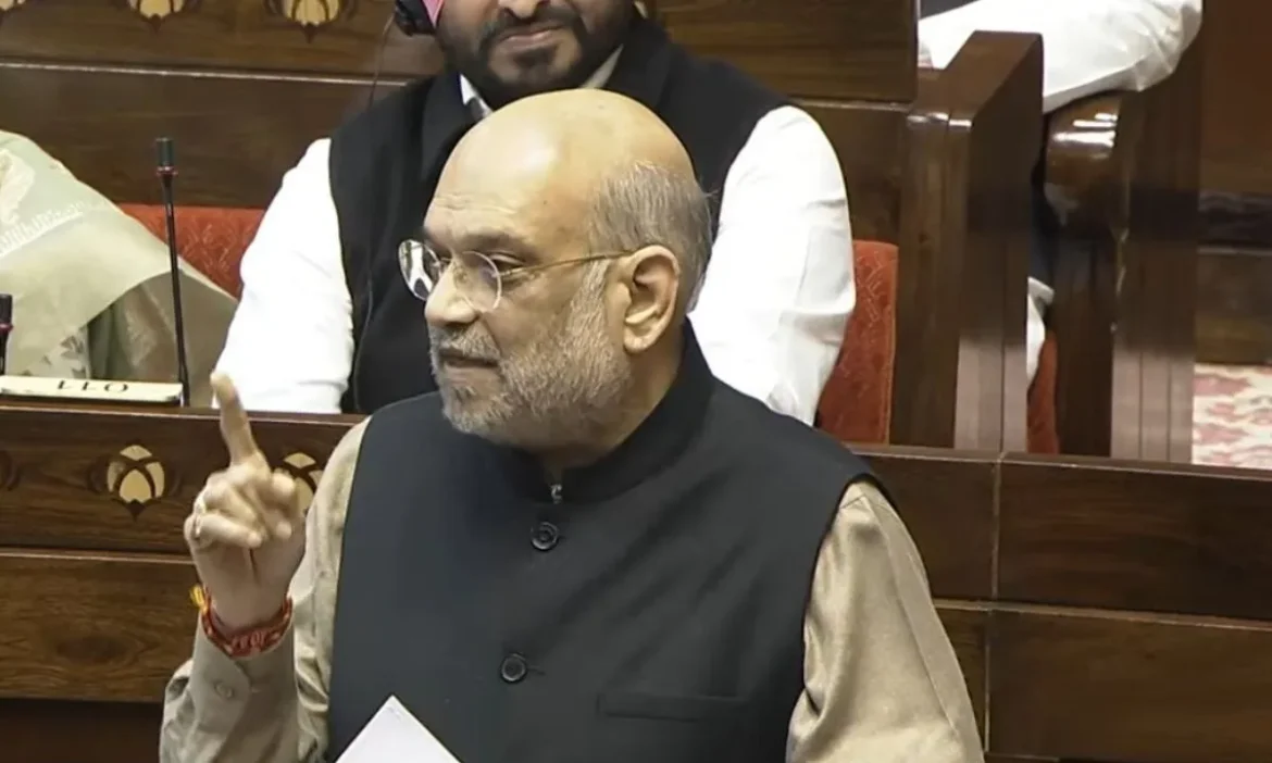 Shah attacks Congress during 'Vande Mataram' debate
