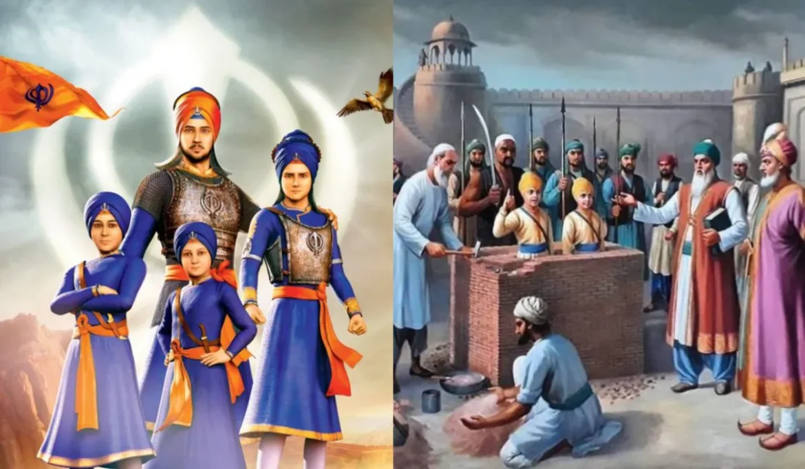 धर्म और हिम्मत की मिसाल थे गुरु गोबिंद सिंह के साहिबजादे, 9 और 7 साल की उम्र में मुगलों ने दीवार में चुनवाया