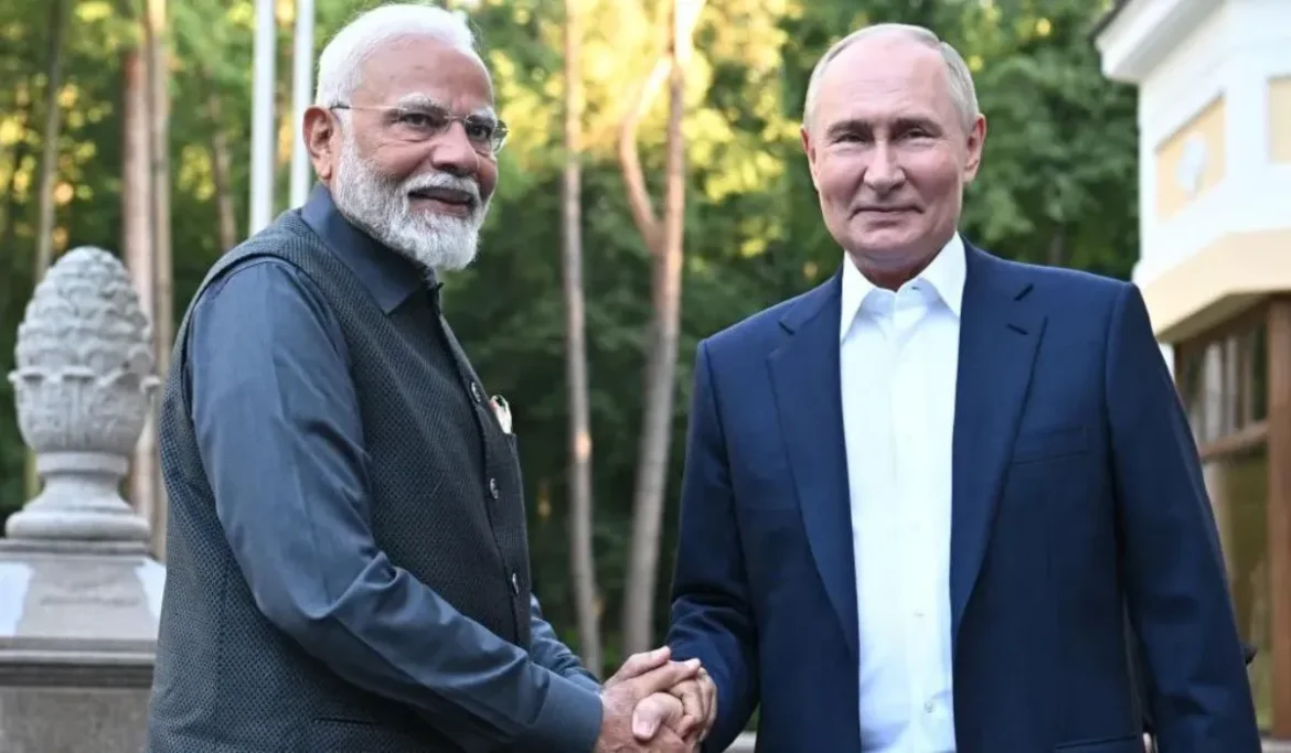 President Putin is coming to India today on a two-day visit
