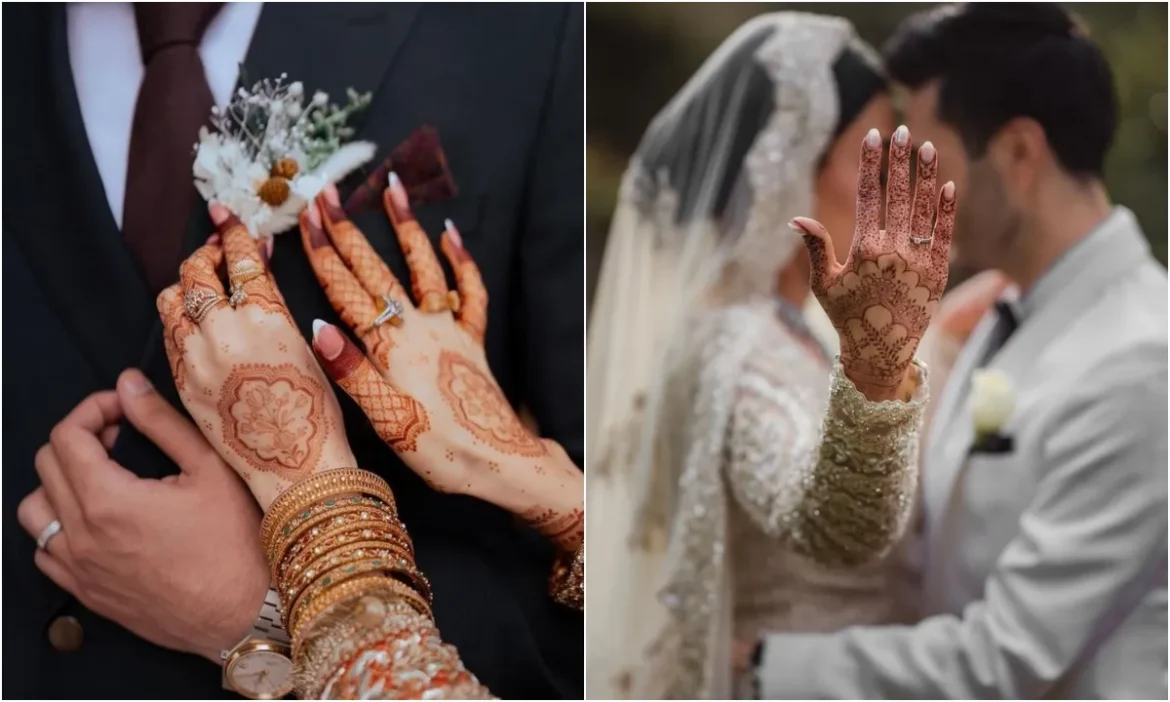 New age Mehndi will enhance the complexion of the hands of the bride and groom, the wedding guests will not take their eyes off it.
