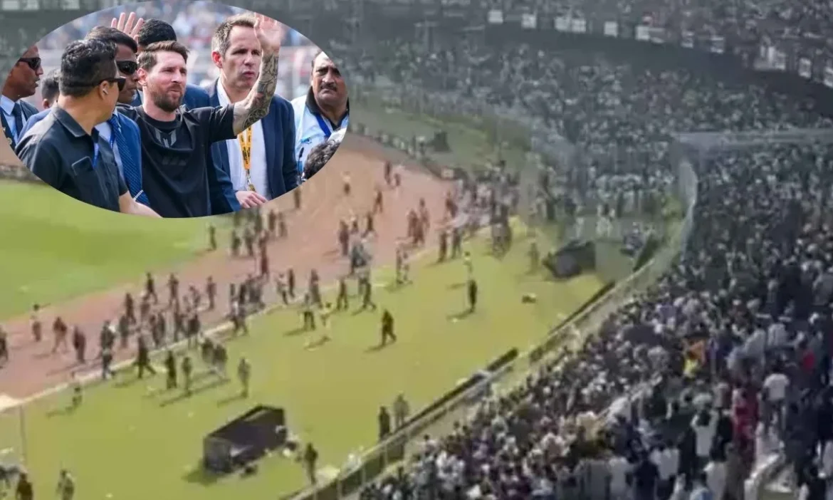 After the disturbance in Messi's event, the investigation panel visited the stadium, took stock of the damage
