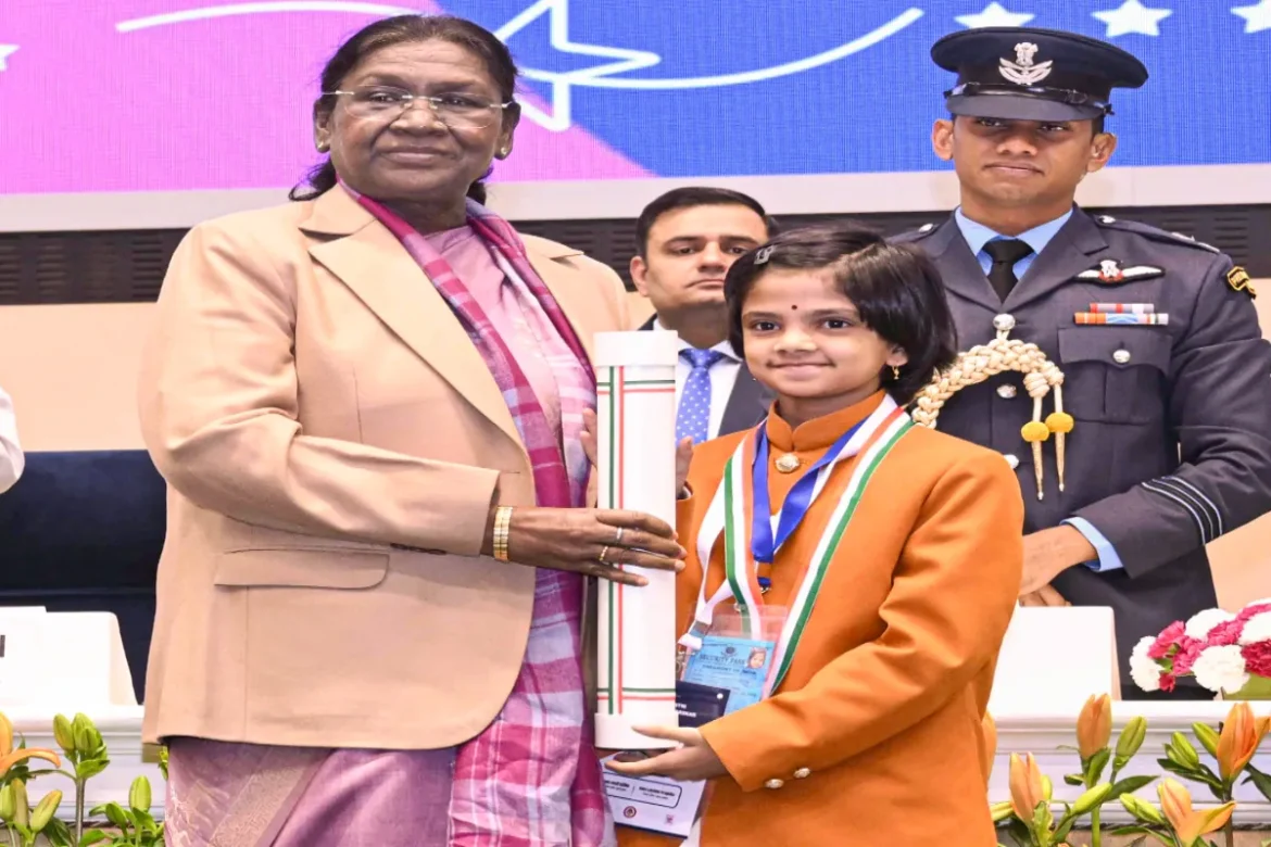 राष्ट्रपति ने 20 बच्चों को दिया PM राष्ट्रीय बाल पुरस्कार