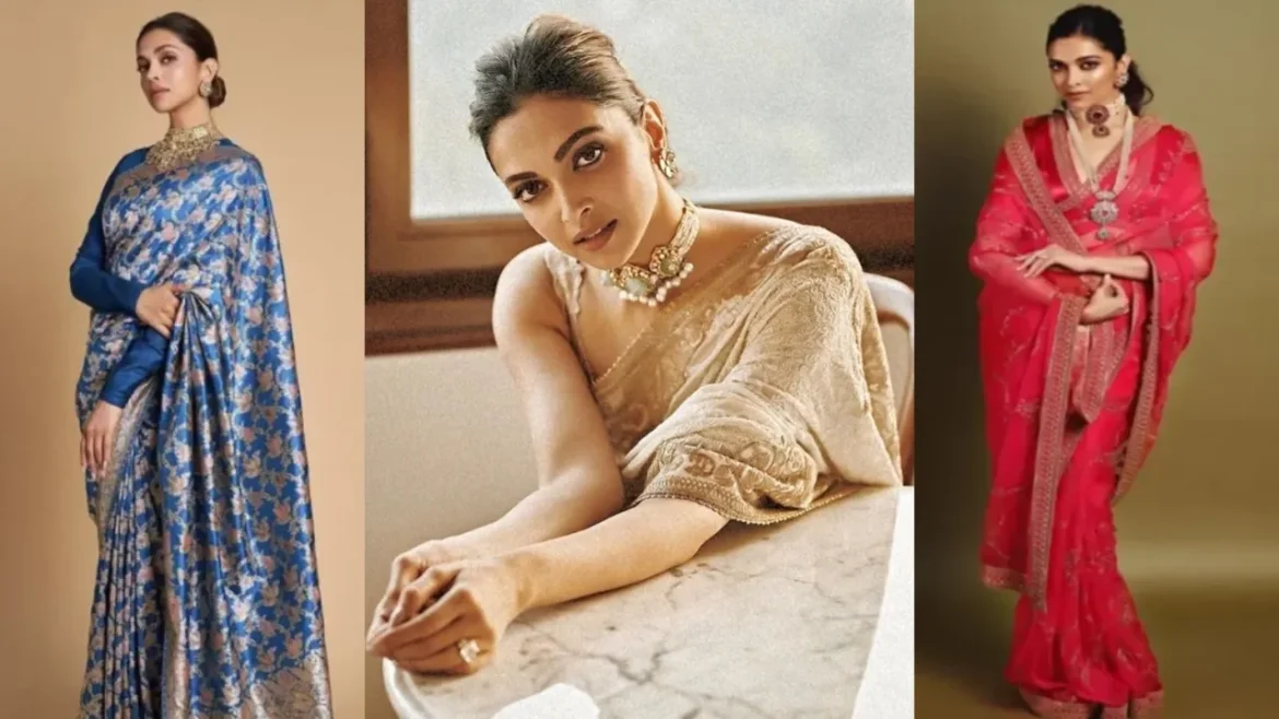 ग्लैमर क्वीन Deepika Padukone से लें साड़ी इंस्पिरेशन