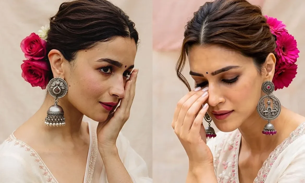 Silver Boho Jhumka पहनकर मिनटों में मिलेगा हीरोइन जैसा लुक