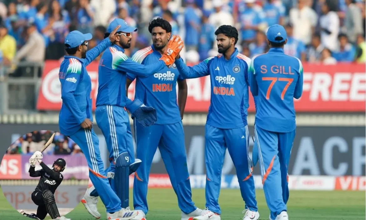 न्यूजीलैंड ने दिया भारत को 301 रनों का लक्ष्य