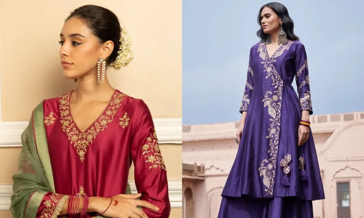 Embroidered Kurta Sets आपको देंगे परफेक्ट फेस्टिव लुक