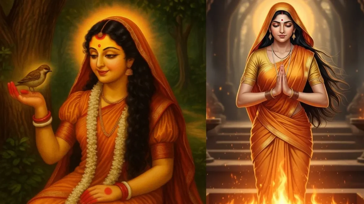 Mata Sita Saree माता सीता ने एक साड़ी में कैसे गुजारे 14 साल