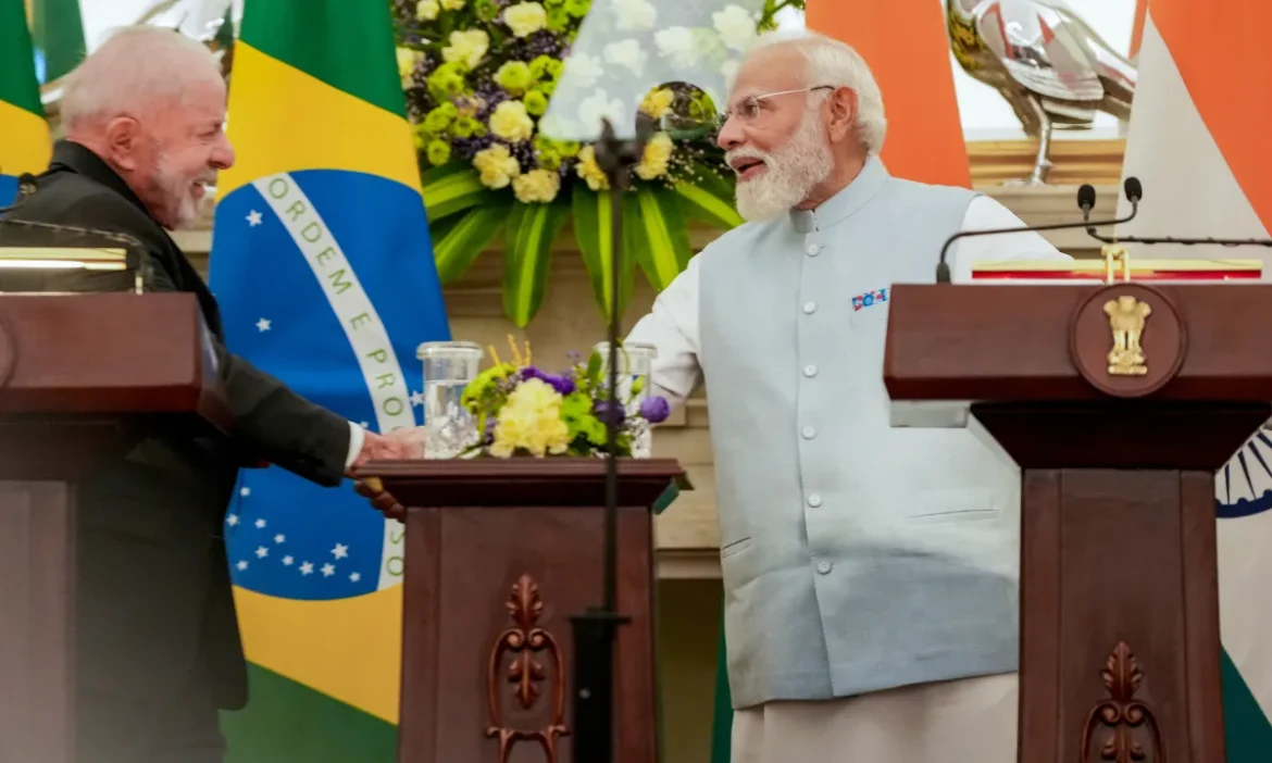 भारत-ब्राजील का बड़ा लक्ष्य, किए हस्ताक्षर