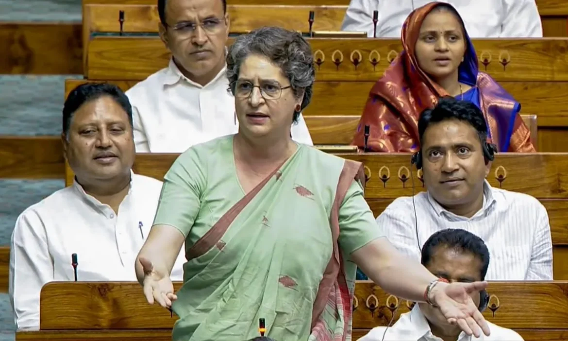 No Confidence Motion के बीच रिजिजू पर प्रियंका का तंज!