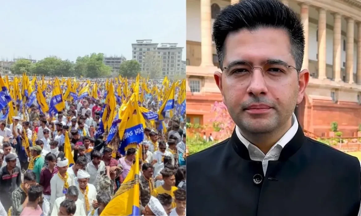 राघव चड्ढा ने साधा AAP पर निशाना