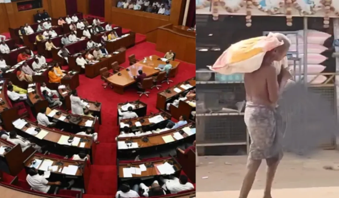 बहन का कंकाल ले जाने वाले शख्स पर हंगामा