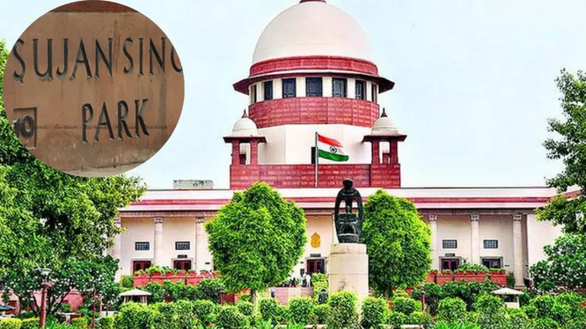 दिल्ली के सुजान सिंह पार्क पर केंद्र का हक