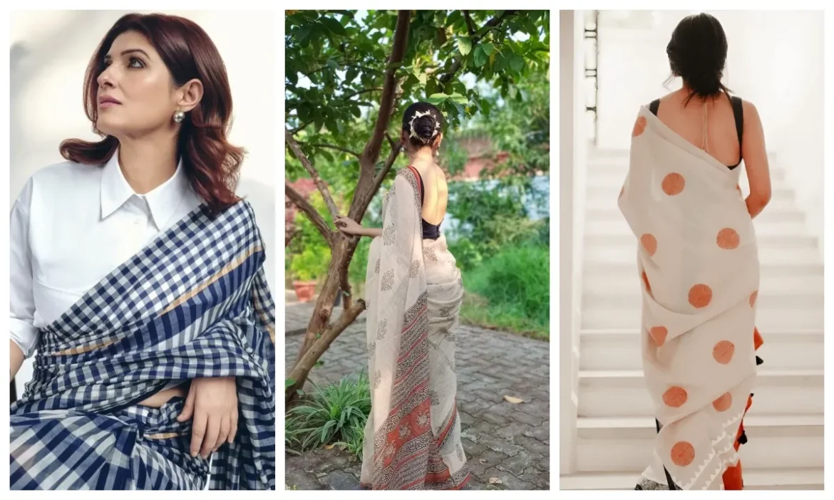 6 Cotton Saree में दिखो हाय-फाय, महफिल में आप ही मचाओगी बवाल