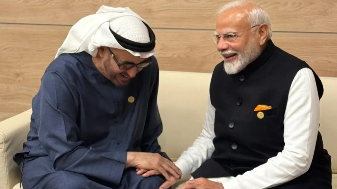 Modi in UAE: UAE में मोदी-नाहयान मुलाकात