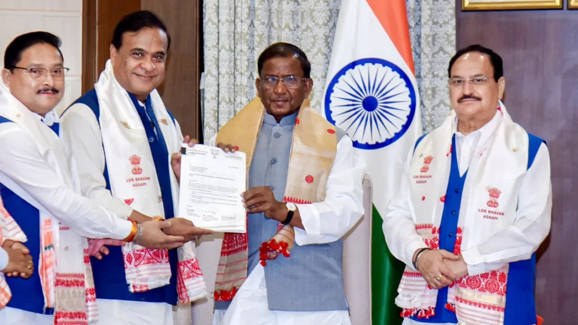 असम में राज्यपाल से मिले एनडीए नेता