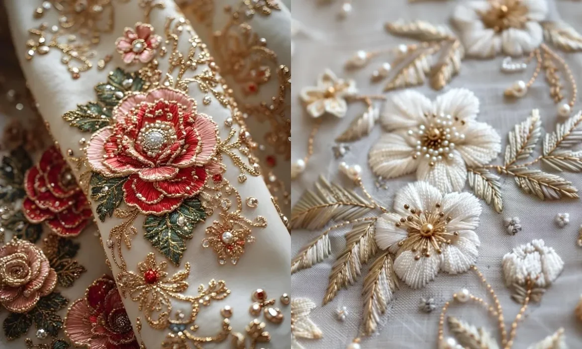 खूबसूरत Floral Embroidery, जो हर आउटफिट को बना दें रॉयल