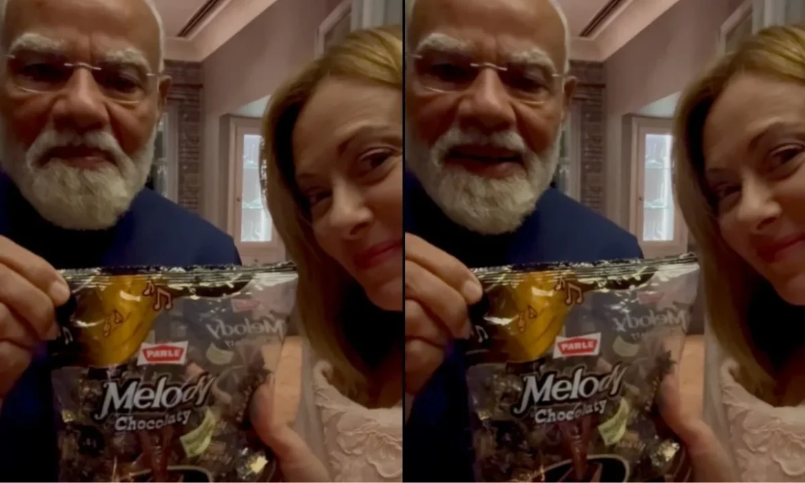 मोदी ने गिफ्ट की मेलोनी को मेलोडी टॉफी