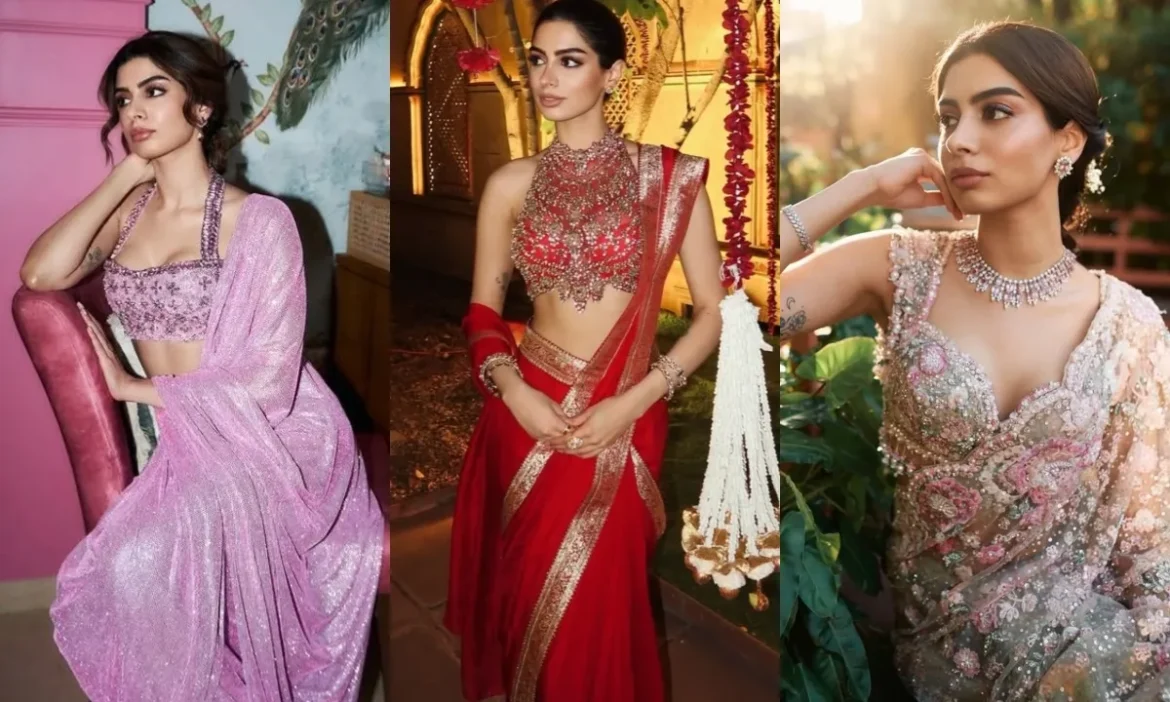 Khushi Kapoor की ये 6 साड़ियां बन रही है स्टाइल इंस्पिरेशन