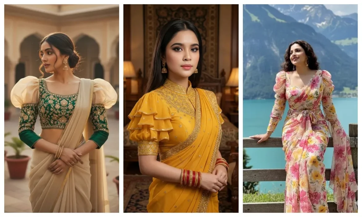 6 Blouse Sleeve Designs देंगे साड़ी लुक को स्टाइलिश ट्विस्ट