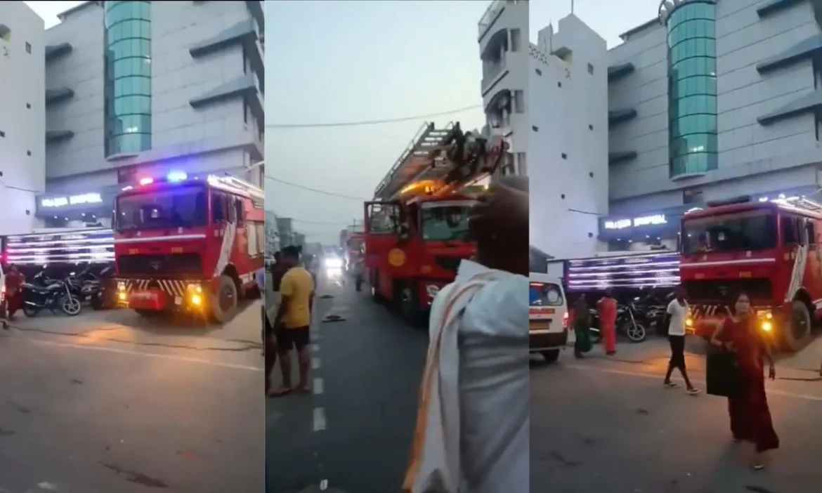मुजफ्फरपुर के अस्पताल में भीषण आग