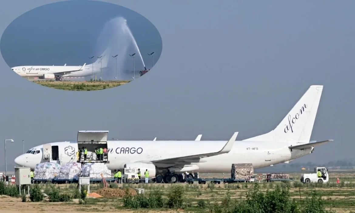 Jewar Airport पर कार्गो फ्लाइट की हुई शुरुआत
