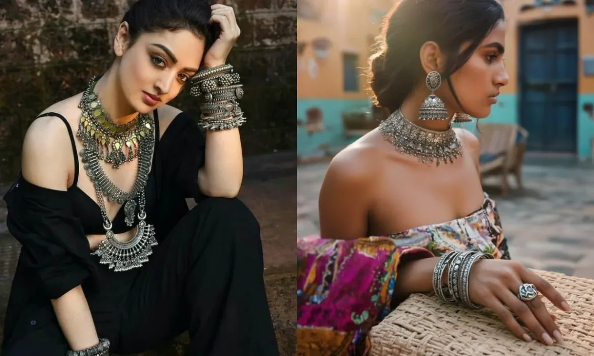 ट्रेडिशनल आउटफिट्स के पहने ये 6 स्टाइलिश Silver Bangles Set